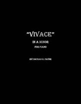 Vivace in A Minor for Piano piano sheet music cover